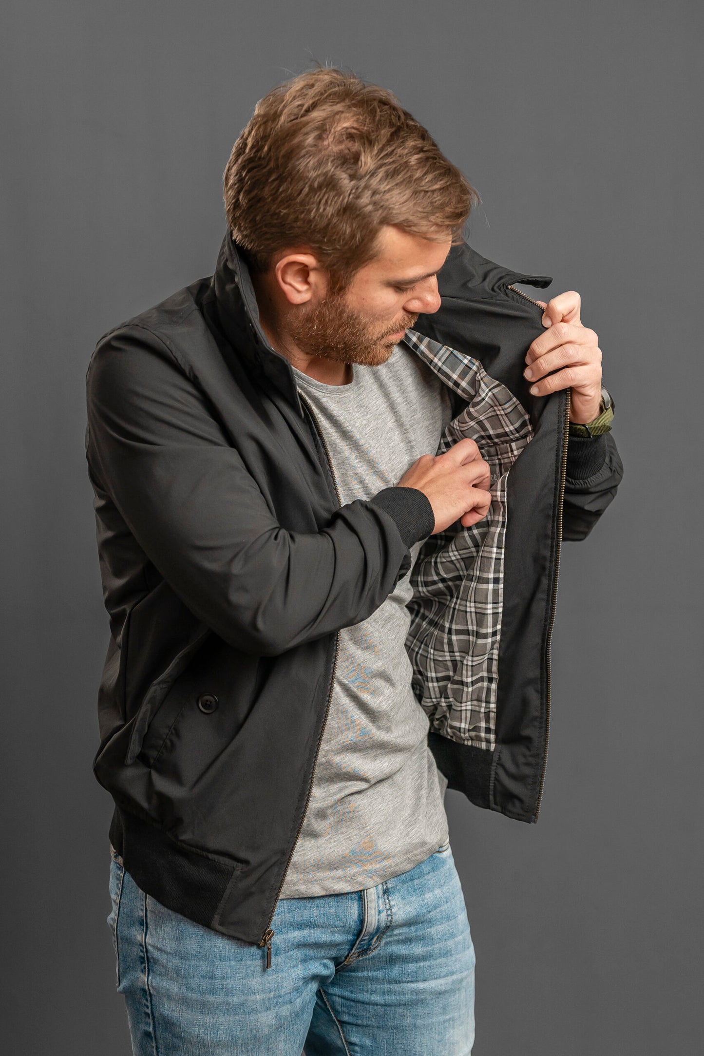 Chaqueta Harrington