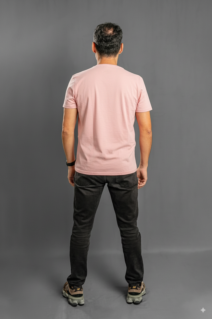 Camisetas Cuello Redondo sin Bolsillo