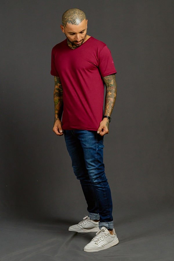 Camisetas Cuello V