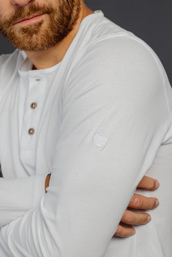 Camisetas Manga Larga con Botones