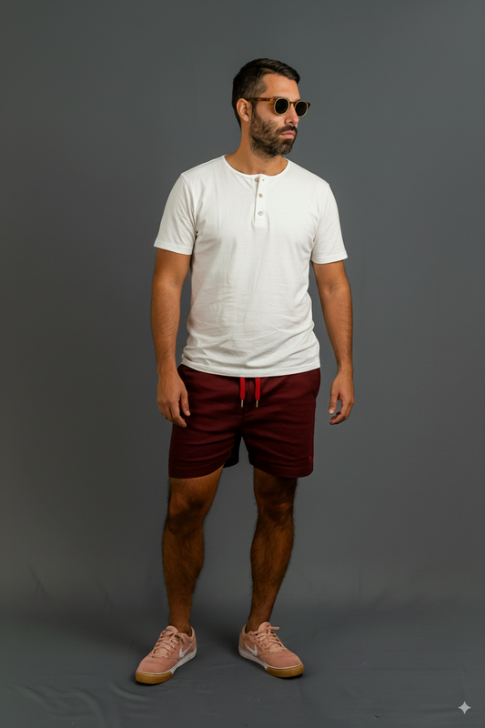 Bermuda hombre negro | algodón | Luck & Load Colombia