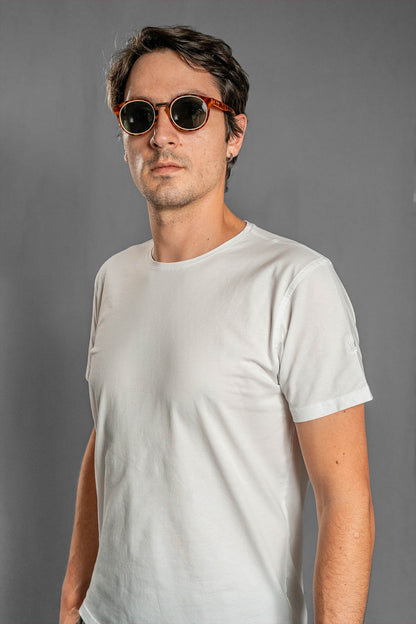 Camisetas Cuello Redondo sin Bolsillo