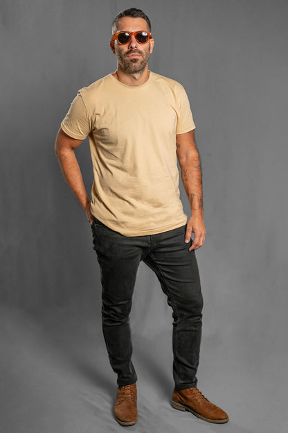Camisetas Cuello Redondo sin Bolsillo