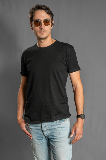 Camisetas Cuello Redondo sin Bolsillo