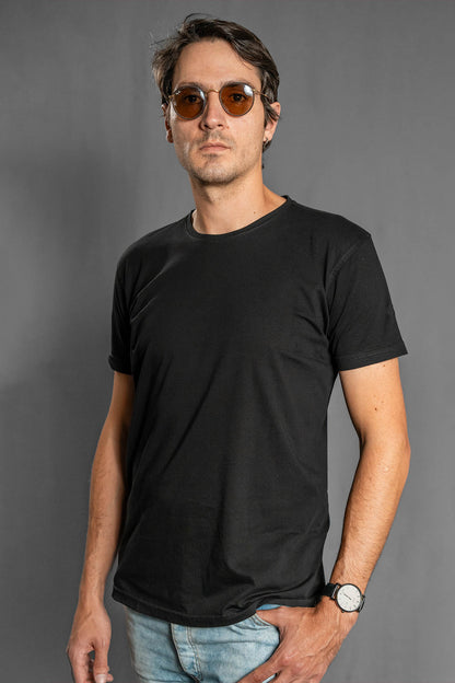 Camisetas Cuello Redondo sin Bolsillo