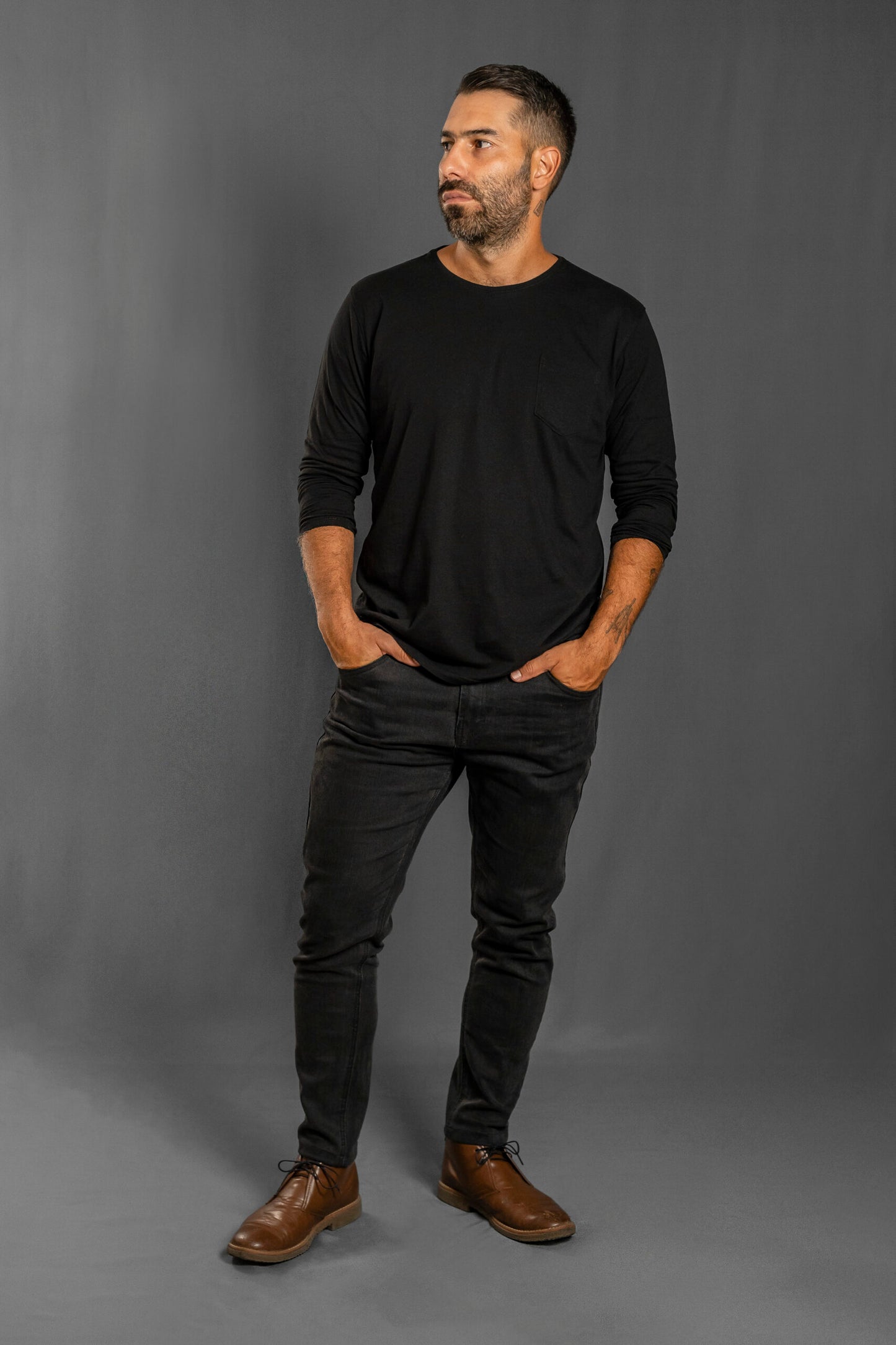 Long Sleeve T-Shirts – Round Neck