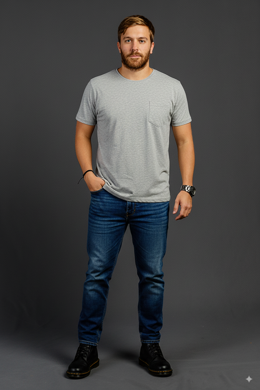 Camisetas Cuello Redondo con Bolsillo - Luck & Load