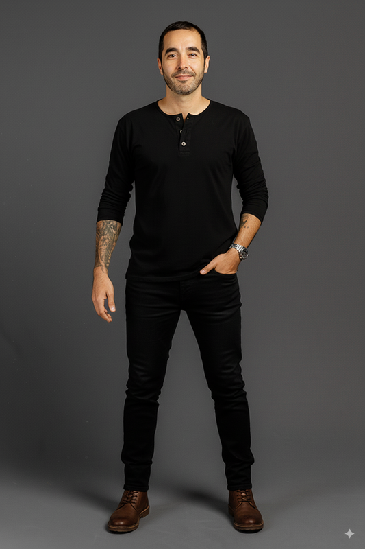 Camisetas Manga Larga con Botones - Luck & Load