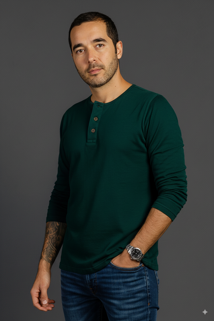 Camisetas Manga Larga con Botones - Luck & Load