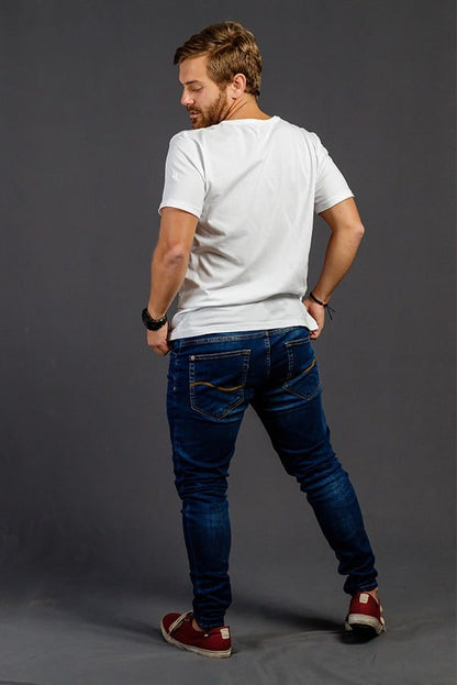Camisetas Cuello Redondo con Bolsillo