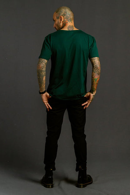 Camisetas Cuello Redondo con Bolsillo