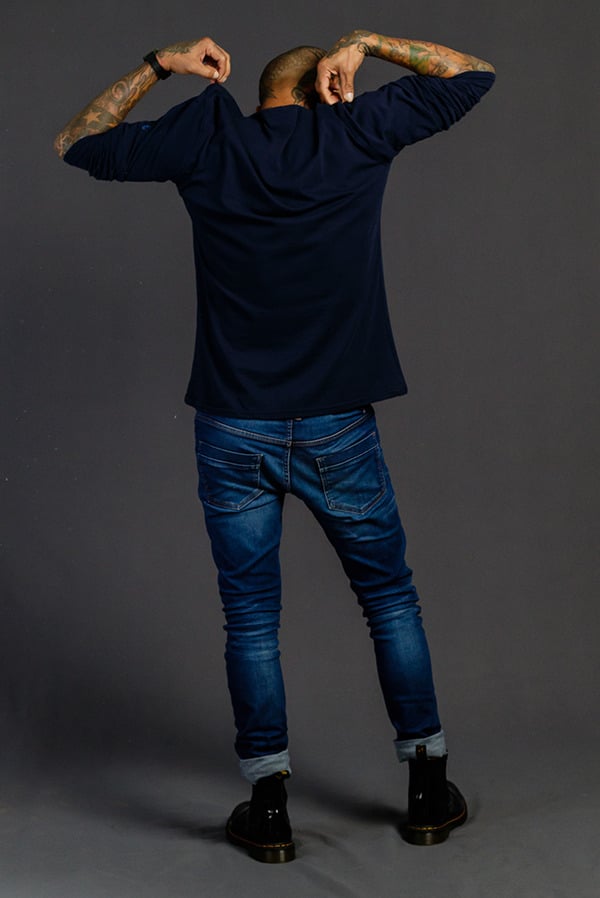 Camisetas Manga Larga con Botones