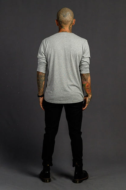 Camisetas Manga Larga con Botones