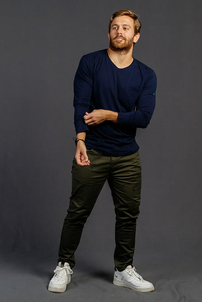 Long Sleeve T-Shirts – Round Neck